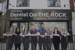 dentist on the rock team outside practice
